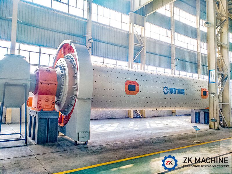 Ball milling treatment of gypsum powder