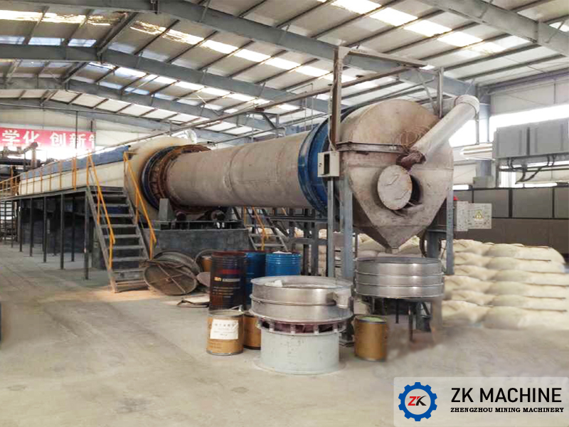 Iran φ1.2*10m Quick lime Rotary Dryer