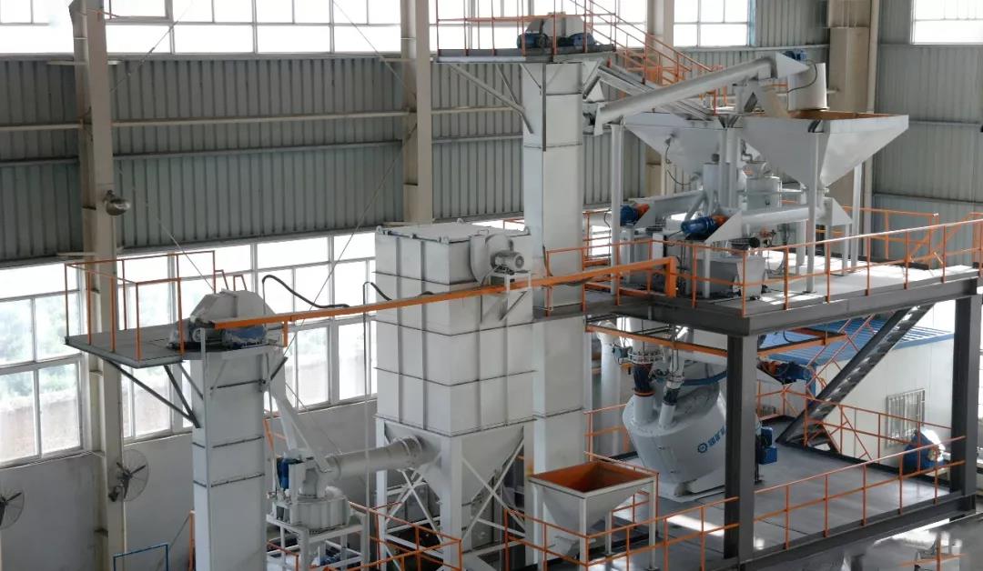 Ceramsite granulation and calcination pilot test line