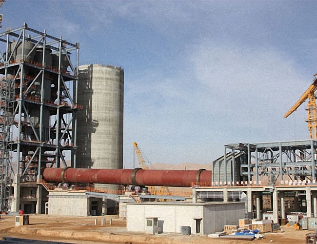 Dolomite rotary kiln model 