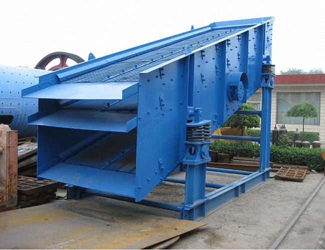 Ore production line vibrating screen