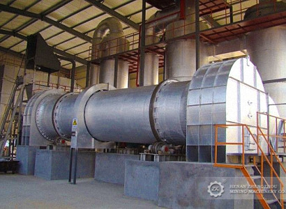 Zinc oxide rotary kiln production process