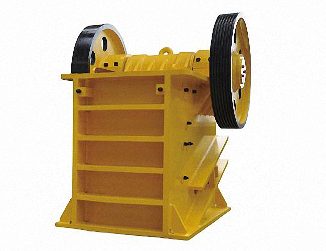 Jaw crusher for crushing hard materials