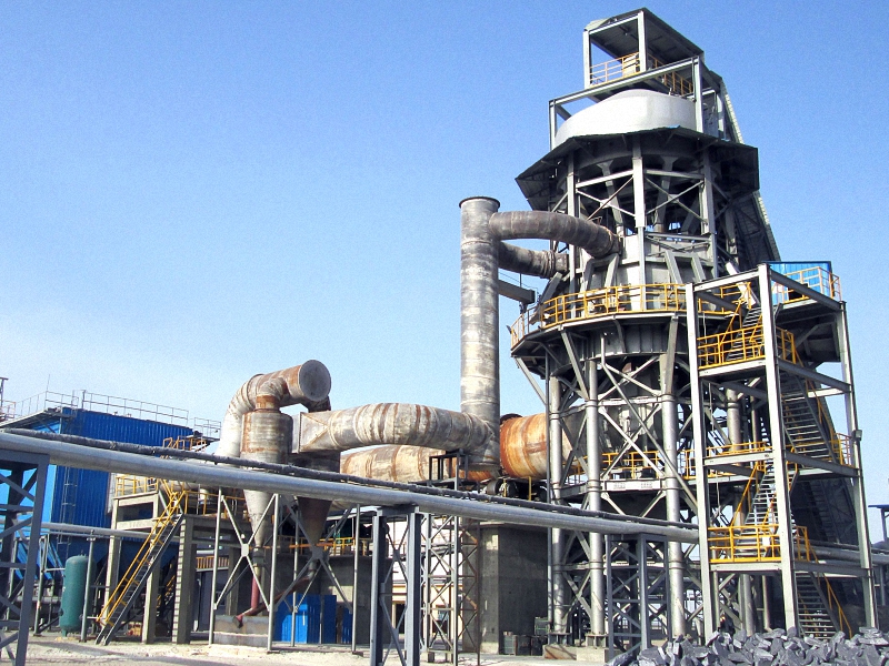 Excessive burning in the calcination of lime rotary kiln