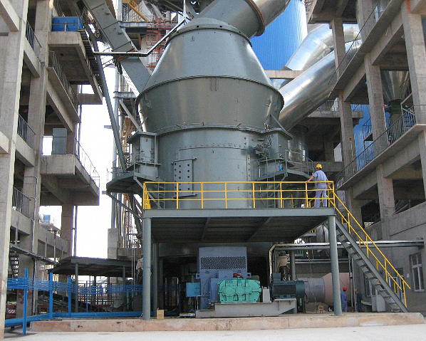 Effect of the particle size of the mill on the vertical mill system