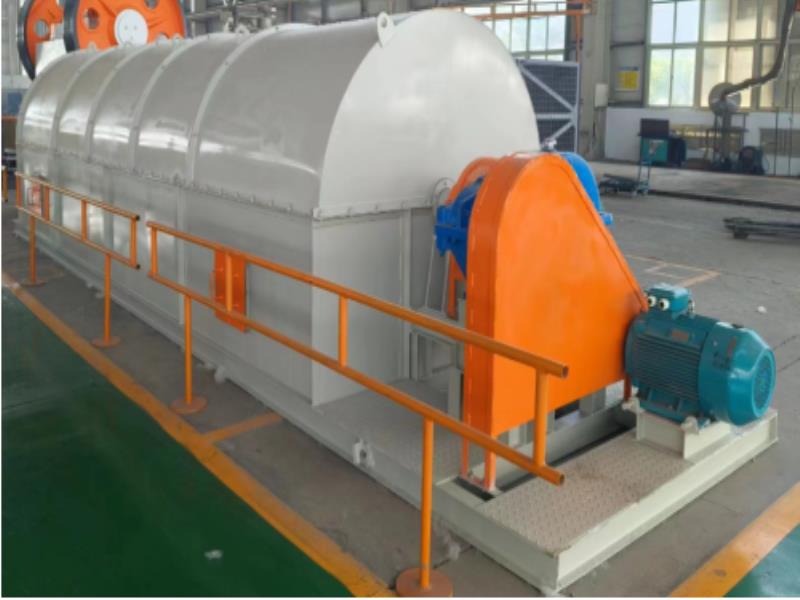 Application of drum screen in solid and hazardous waste ceramsite project
