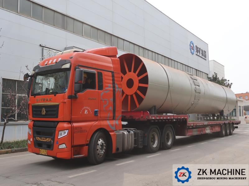 Shandong Barite Rotary Kiln Production Project